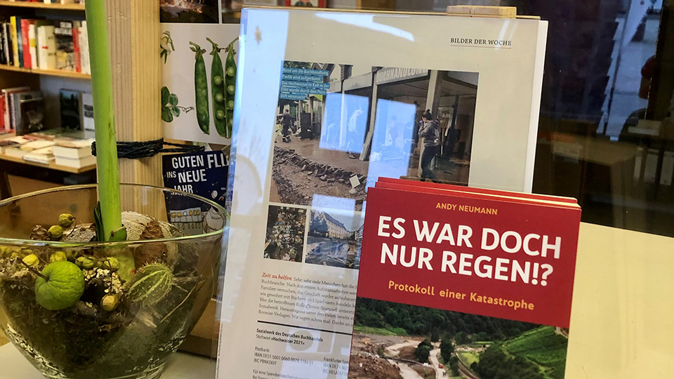 Unterstützung für das Ahrtal - Spendenaktion des Hilfswerks des Deutschen Börsenvereins Unterstützung für das Ahrtal - Spendenaktion des Hilfswerks des Deutschen Börsenvereins
