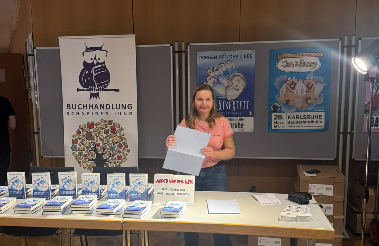 Lesung mit Jürgen von der Lippe in der Badnerland Halle
