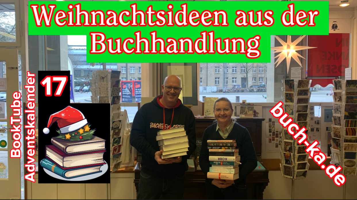 Bücherzauber zur Weihnachtszeit: @buchbekloppt zu Gast in der Buchhandlung Schneider-Jung