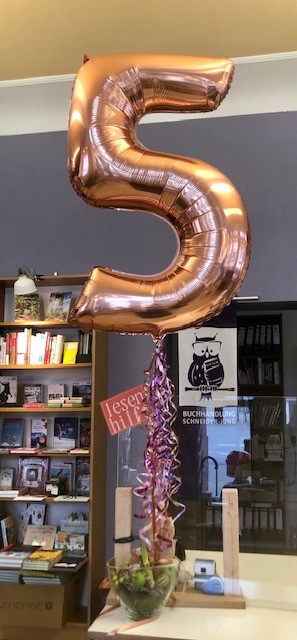 5 Jahre Buchhandlung Schneider-Jung  - Ein Jubiläum