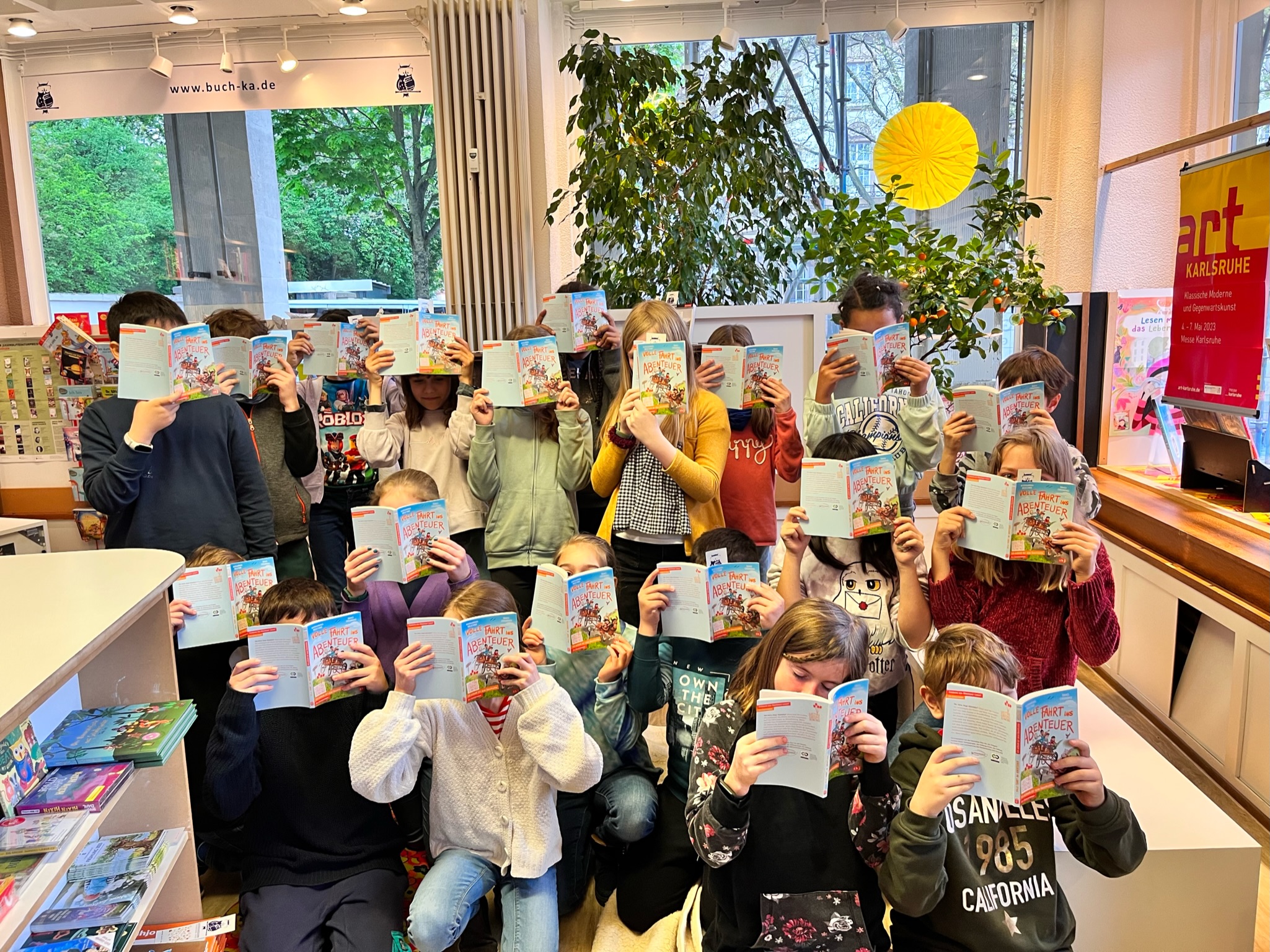 Welttag des Buches - Besuch der Drachenklasse