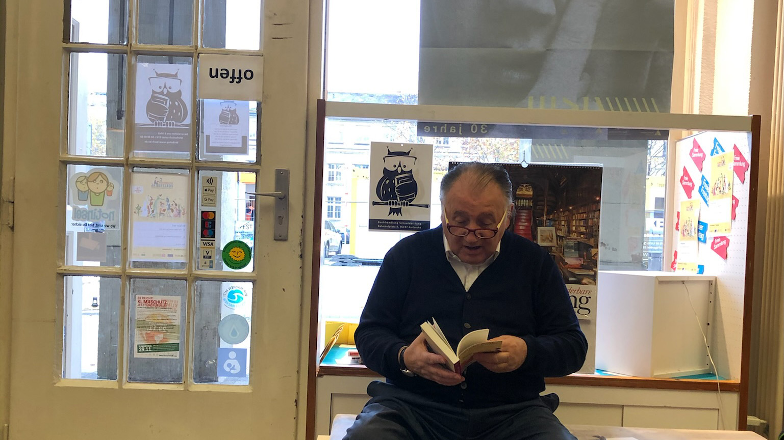 Ein besonderer Vorlesetag 2019 mit ZKM Direktor Prof. Peter Weibel